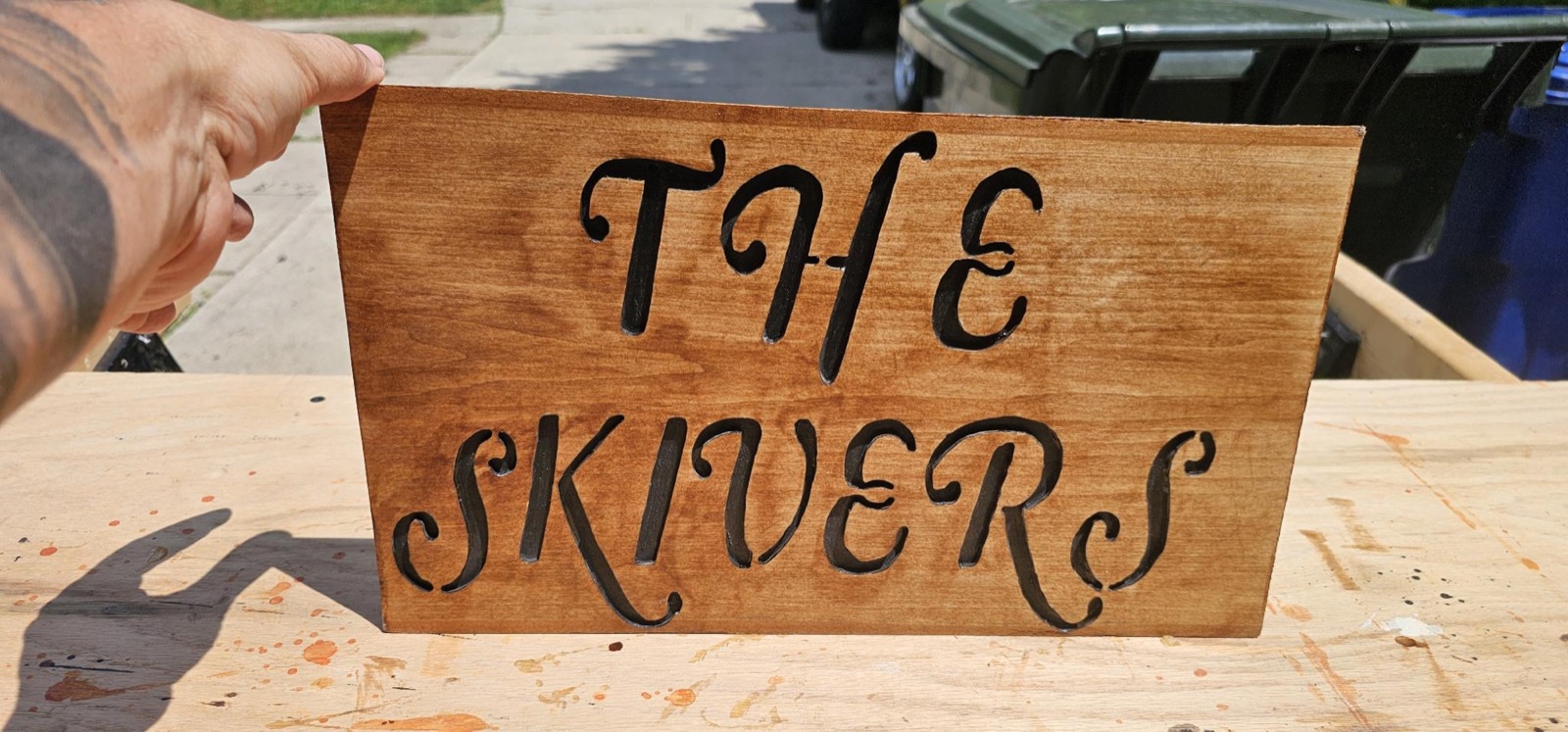 Family name sign — The Skivers