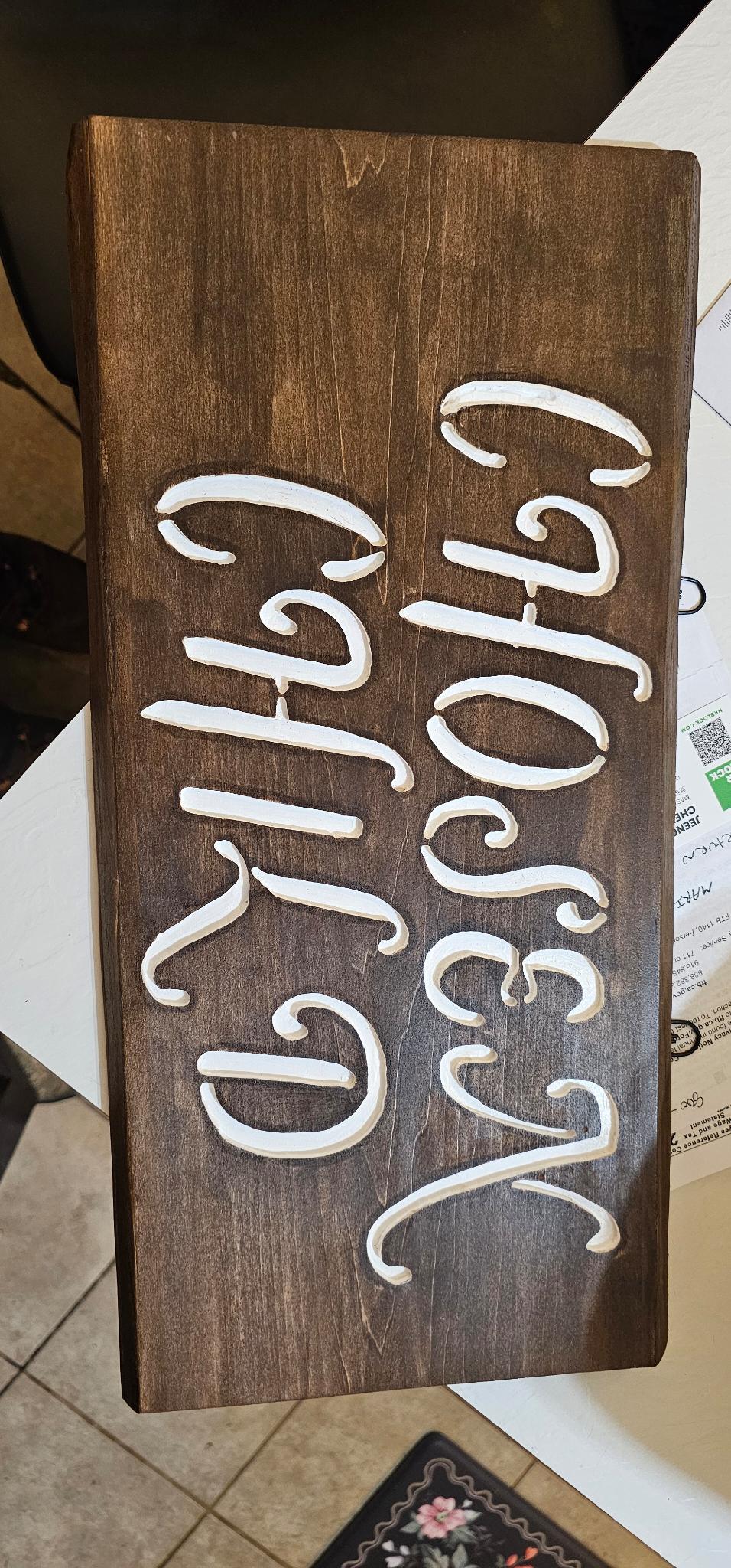 Epoxy Round Plaque — 12"